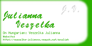 julianna veszelka business card